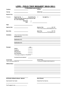 lcps field trip form