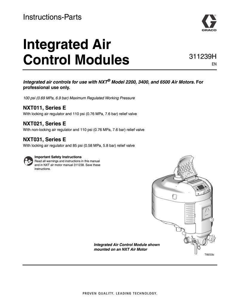 Fillable Online 311239H Air Control Modules for NXT Air Motors