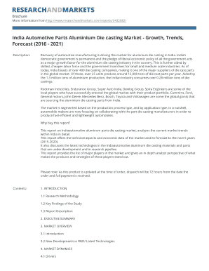 India Automotive Parts Aluminium Die casting Market ...