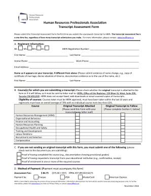 chrp coursework requirement