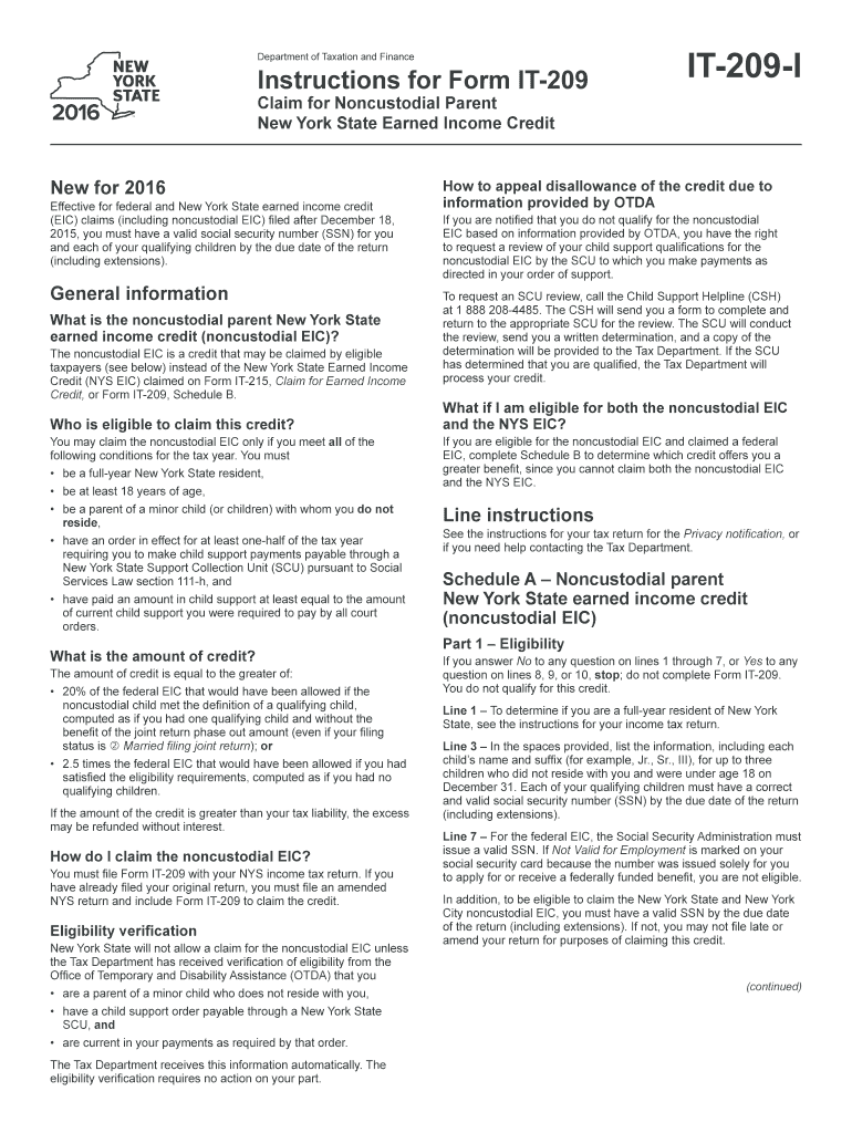 Fillable Online nystax Department of Taxation and Finance Instructions ...