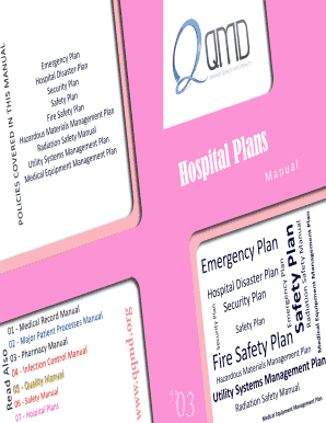 Index of Facility Management Hospital Plans