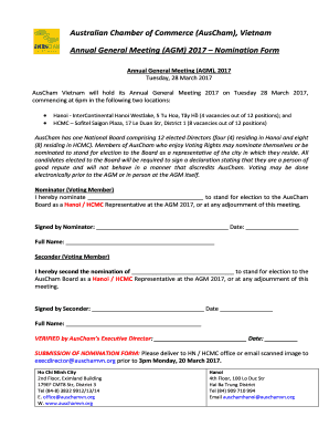2017 AGM Nomination Form - AusCham Vietnam - auschamvn