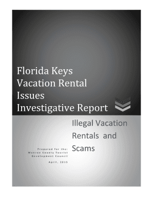 Florida Keys Vacation Rental Issues Investigative ... - Monroe County - pinellasplanningcouncil