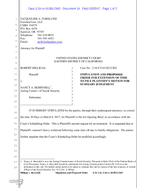 Case 2:16-cv-01382-CKD Document 16 Filed 02/03/17 Page 1 of 2 - gpo