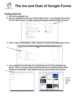 The Ins and Outs of Google Forms - Jena Parish