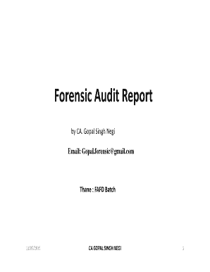 forensic audit assignment pdf