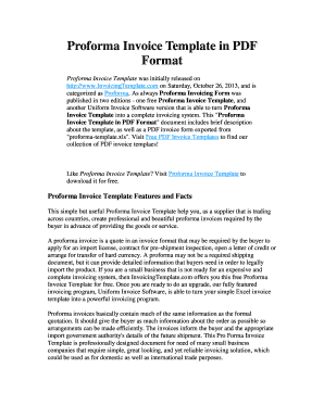 Proforma Invoice Template in PDF Format - Template.net