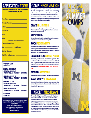 Download Brochure - Michigan Sports Camps - MGoBlue.com