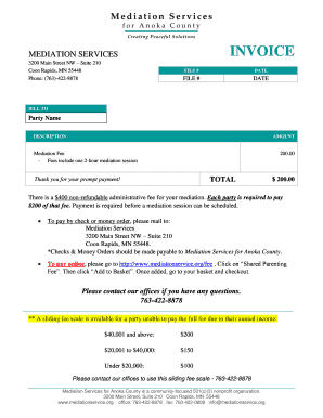 Billing invoice template word - Basic Invoice Template for Word - mediationservice