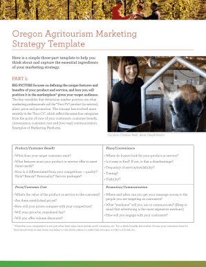 Deped lesson plan format - Oregon Agritourism Marketing Strategy Template - Travel Oregon ...