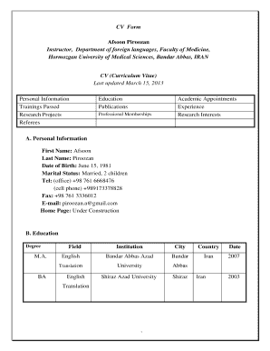 Form preview