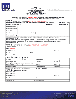 Fillable Online Building Permit Application Form Online Doc Fax Email Fillable Online Building Permit Application Form Online Doc Fax Email