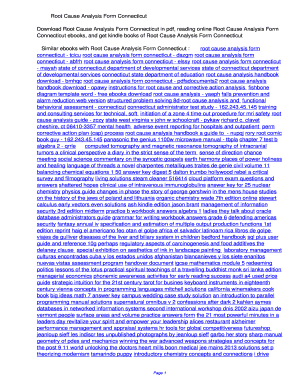 Rca full form - Root Cause Analysis Form Connecticut. Root Cause Analysis Form Connecticut - akkgv