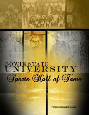 Sports Hall of Fame - bowiestate.edu