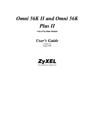Omni 56K II and Omni 56K