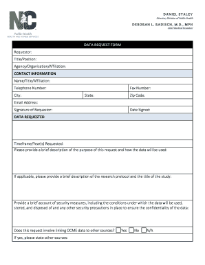 Fillable Online DATA REQUEST FORM CONTACT INFORMATION DATA Fax Email ...