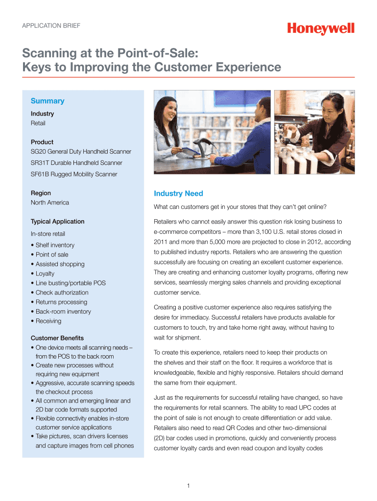 Fillable Online Scanning at the PointofSale Fax Email Print pdfFiller