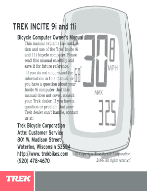 trek incite 9i