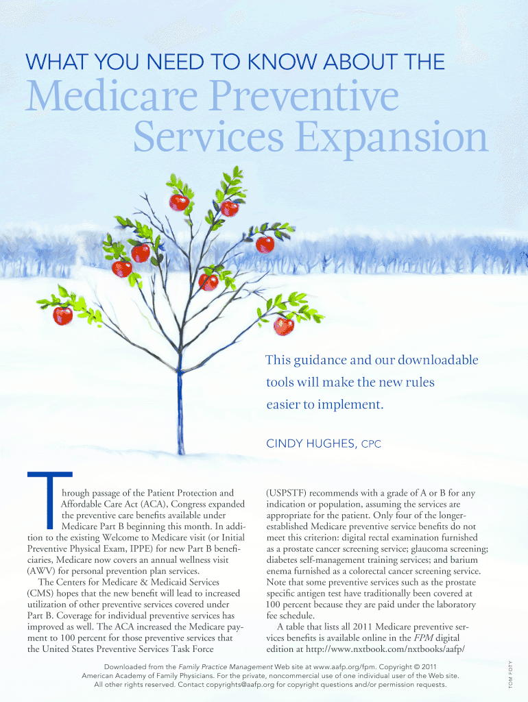 Fillable Online Medicare Preventive Fax Email Print - pdfFiller