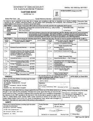 DEPARTMENT OF HOMELAND SECURITY U.S. Customs and Border ...