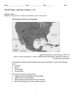 apush chapter 1 summer assignment