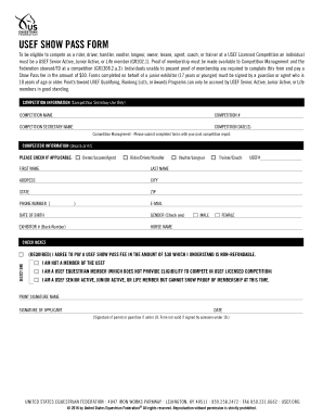 To be eligible to compete as a rider, driver, handler, vaulter, longeur, owner, lessee, agent, coach, or trainer at a USEF Licensed Competition an individual