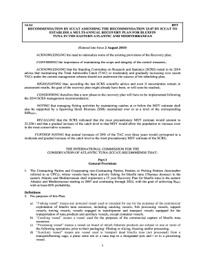 RECOMMENDATION BY ICCAT AMENDING THE RECOMMENDATION 13-07 BY ICCAT TO - iccat