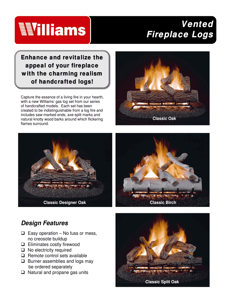 Fillable Online Fireplace Logs Fax Email Print - pdfFiller