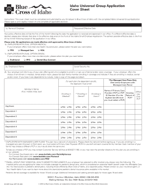Idaho Universal Group Application