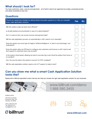 Fillable Online CASH APPLICATION Fax Email Print - pdfFiller