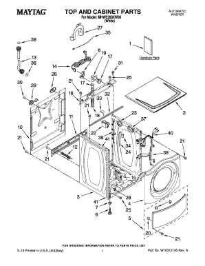 Fillable Online TOP AND CABINET PARTS Fax Email Print - pdfFiller