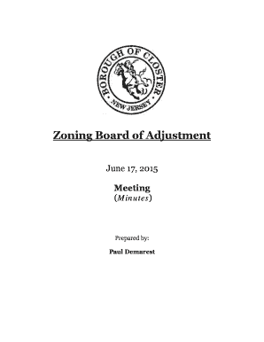 Zoning Board of Adjustment - closternj.us
