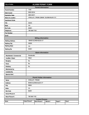 Form preview