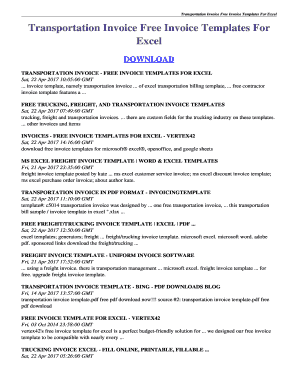 procare transportation invoice