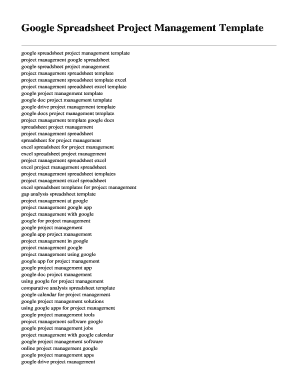 4j0x2a - Google Spreadsheet Project Management Template. google spreadsheet project management template - maisha005