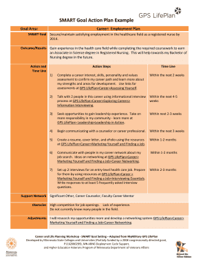 Action plan example pdf - SMART Goal Action Plan Example - Rackcdn.com