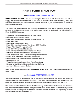 fillable online print form n 400 print form n 400 fax email print n 400 fillable form