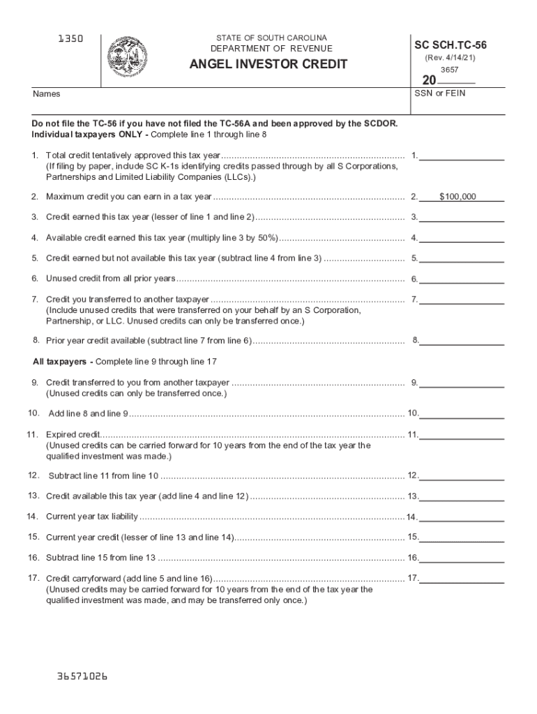 south carolina angel investor credit Preview on Page 1