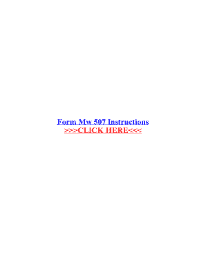 fillable online form mw 507 instructions totetucent files form mw 507 help
