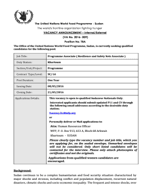 The United Nations World Food Programme - Sudan