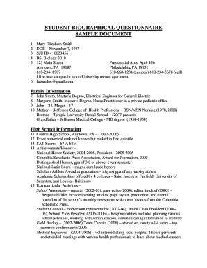 Fillable Online SBQ Sample Fax Email Print - pdfFiller