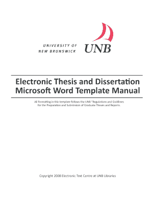 Electronic thesis and dissertation publication form umd