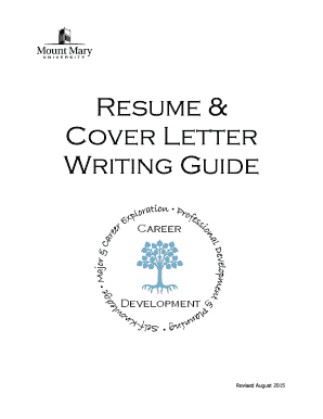 why do you need a resume - Mount Mary University