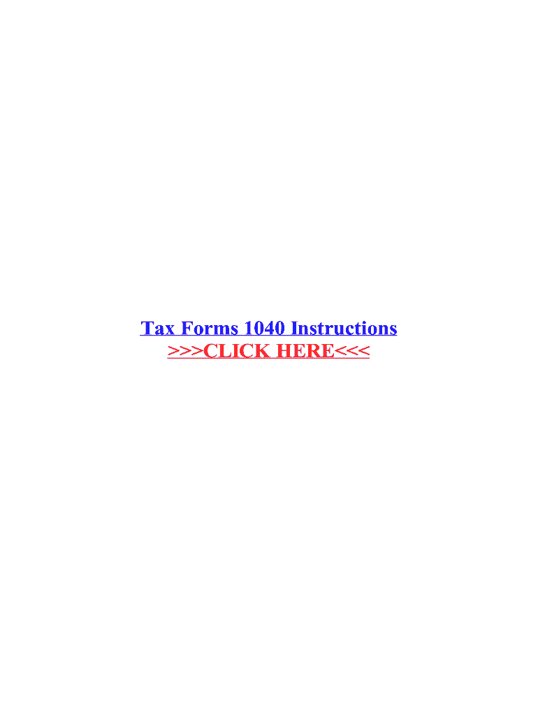 Fillable Online Tax Forms 1040 Instructions - liavirethorn.files ...