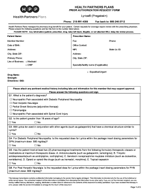 Health Partners Plans Prior Authorization Request Form