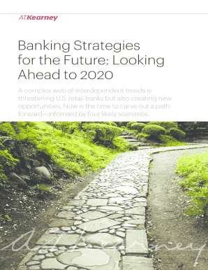 Retail Banking 2020. A complex web of interdependent trends is threatening U.S. retail banks but also creating new opportunities. Now is the time to carve out a path forward informed by four likely scenarios.