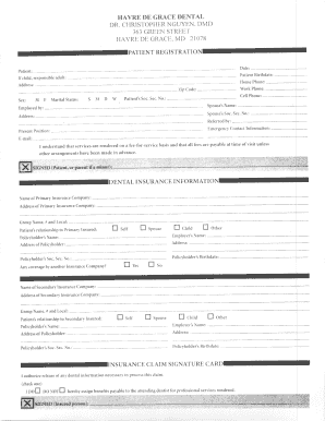 Patient Registration Form