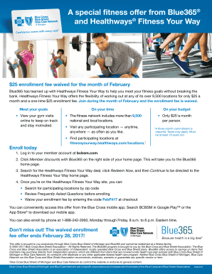 Special Fitness Offer From Blue365