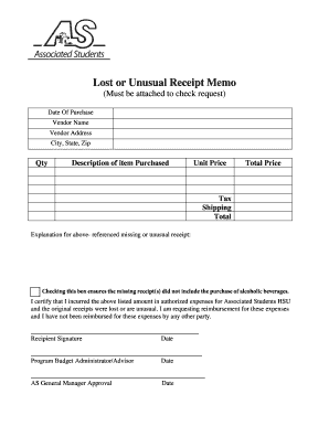 editable lost and found memo sample fill print
